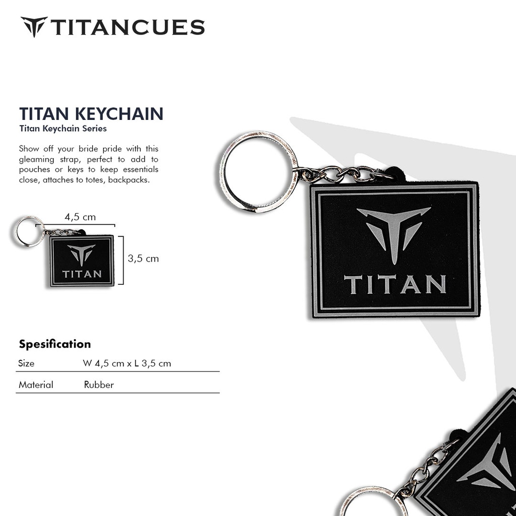 TITAN KEYCHAIN- SQUARE