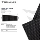 GRIP LEATHER TITAN DIAMOND - BLACK