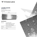 GRIP LEATHER TITAN PATTERN-WHITE