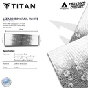 GRIP LEATHER TITAN RINGTAIL LIZARD - WHITE