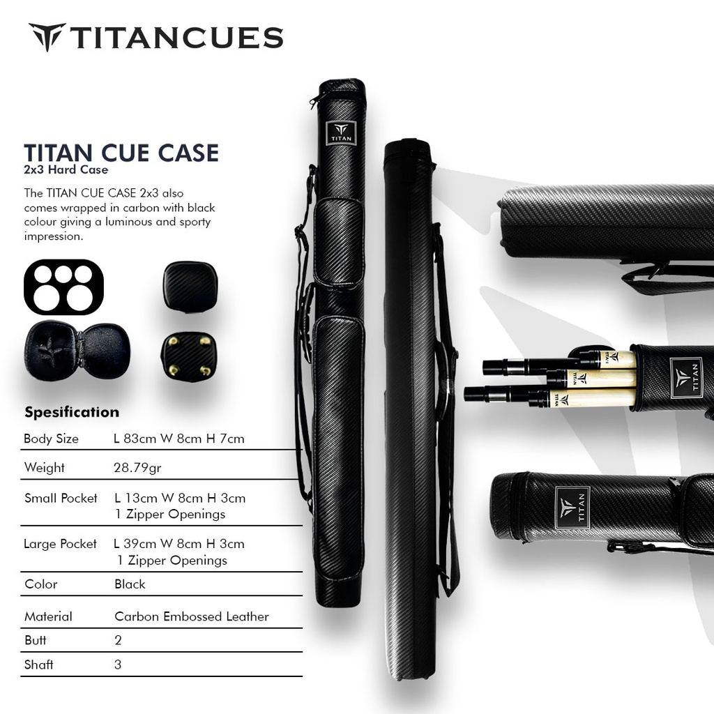 CUE CASE TITAN 2X3
