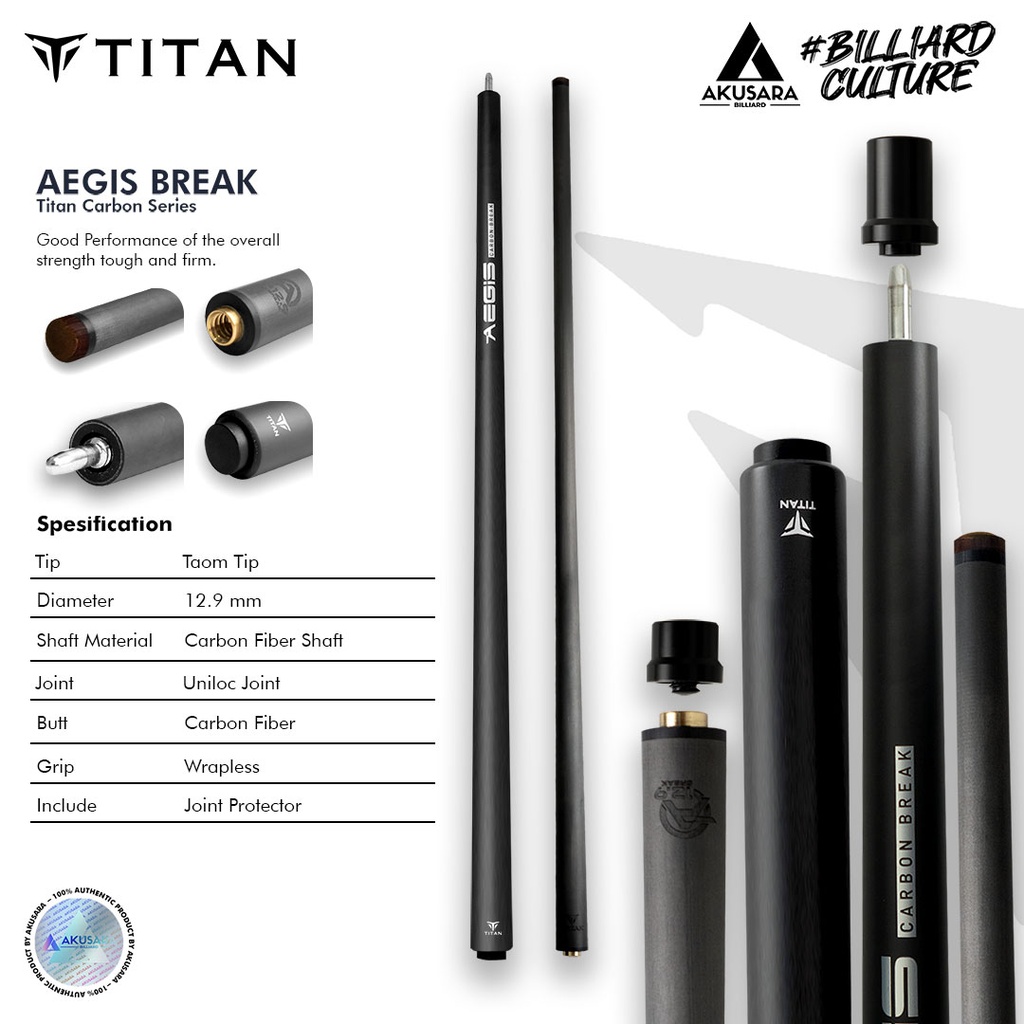 TITAN AEGIS BREAK CARBON V1 WRAPLESS+TAOM