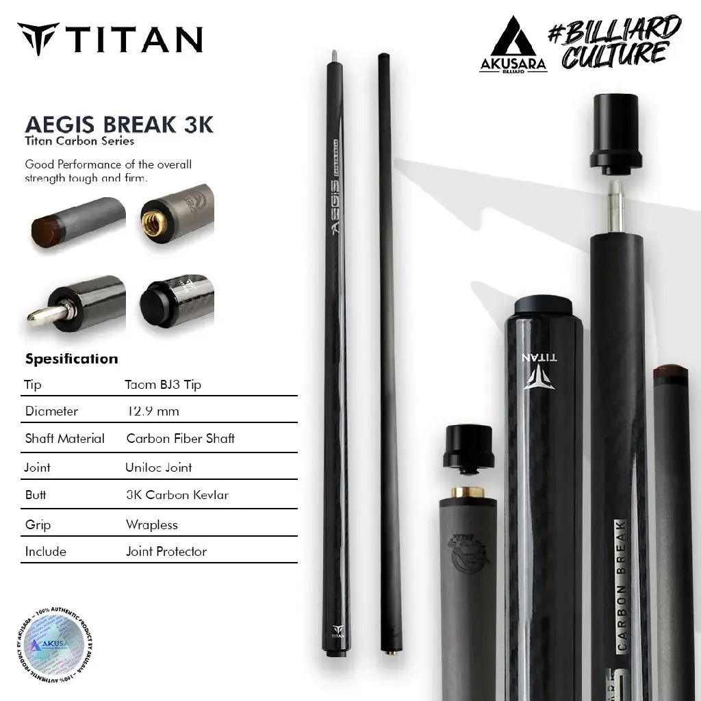 TITAN AEGIS BREAK CARBON V2 WRAPPLESS+TAOM BJ3.0