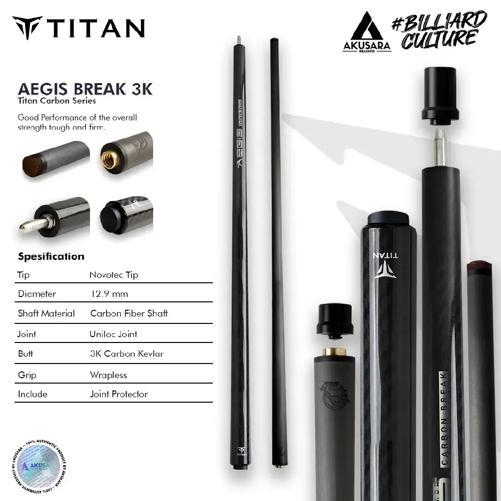 TITAN AEGIS BREAK CARBON V2 WRAPPLESS+NOVOTEC