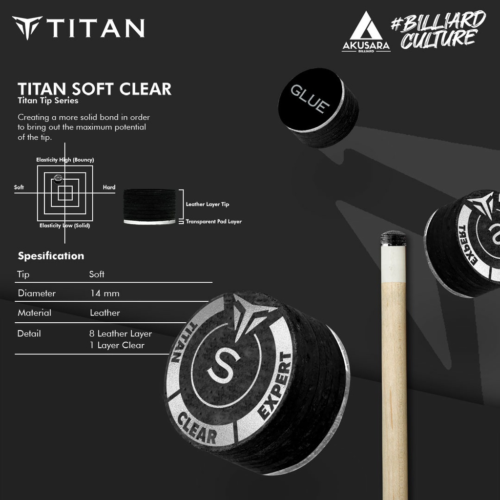 TITAN CLEAR SOFT TIP