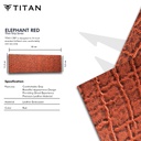 GRIP LEATHER TITAN ELEPHANT - RED
