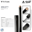 SHAFT AEGIS PLAY CARBON 3/8x10 - 29inc