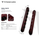 TITAN WALL CUE RACK HOLDER - 6 HOLES