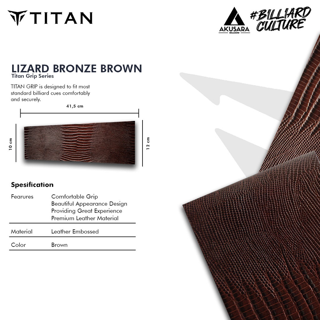 TITAN GRIP LIZARD BRONZE - BROWN
